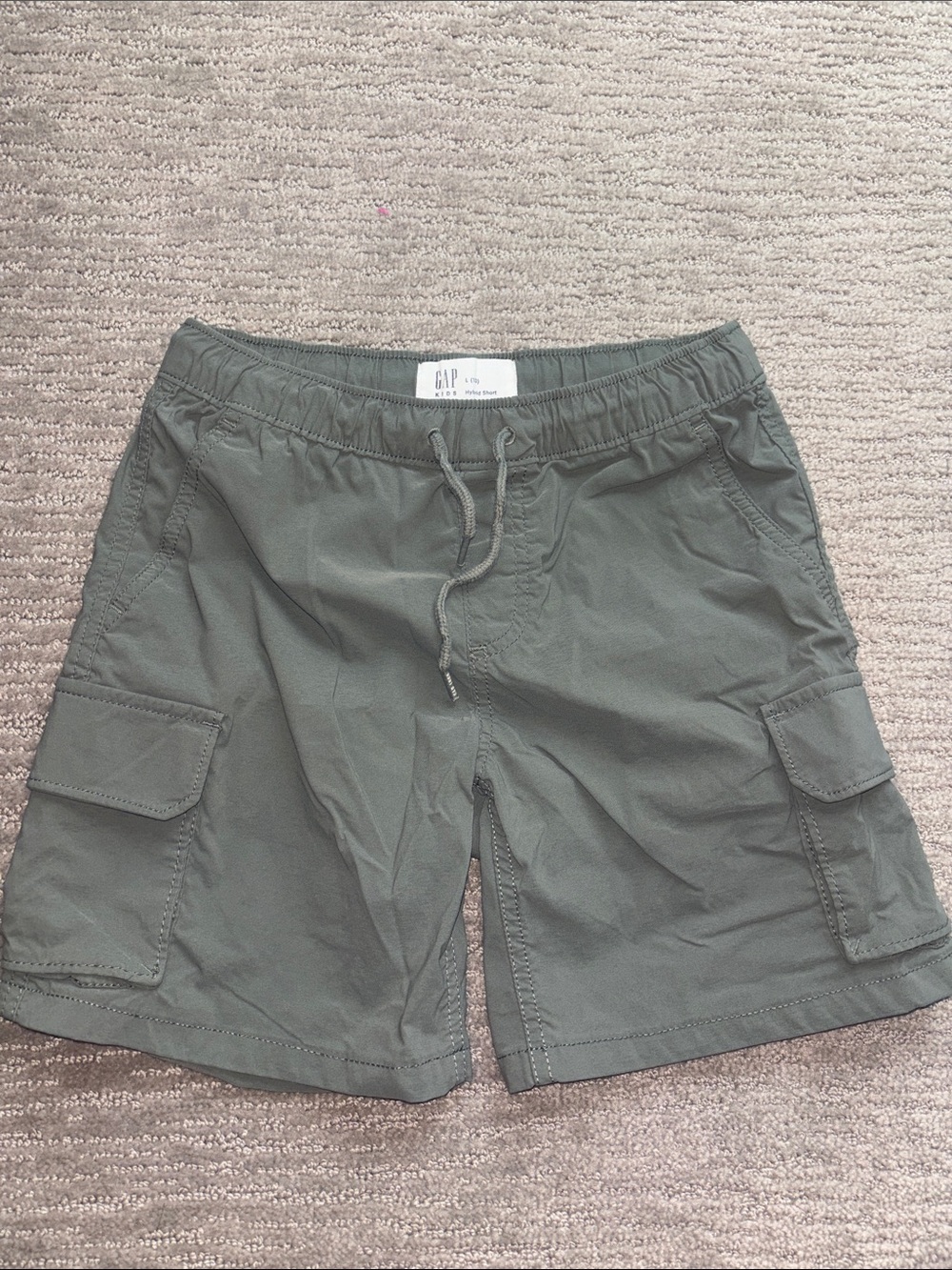 GAP Kids Hybrid Olive Cargo Shorts